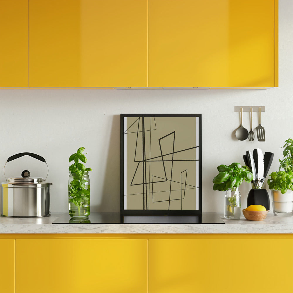 Angular Lines no 8 Poster